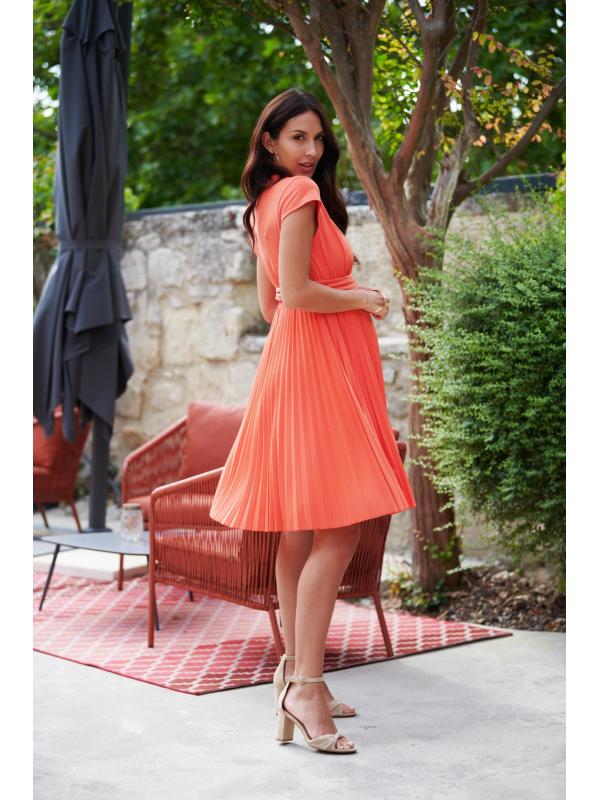 Umstands-/Stillkleid Fanny korall