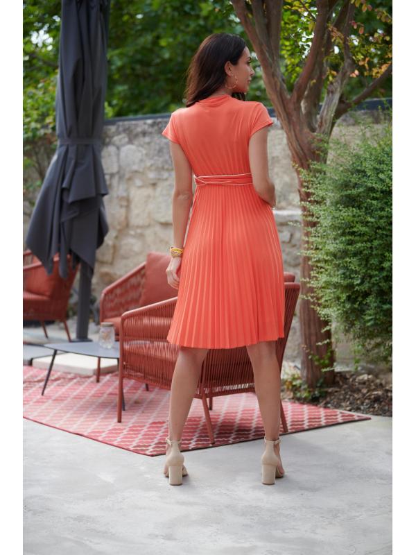 Umstands-/Stillkleid Fanny korall
