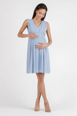 Umstands-/Stillkleid SABRINA hellblau