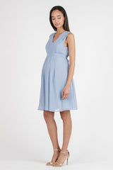 Umstands-/Stillkleid SABRINA hellblau