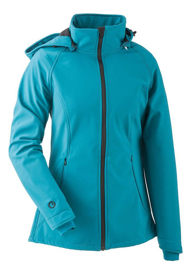 Softshell Tragejacke und Umstandsjacke von Mamalila in Petrol