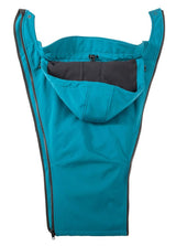 Softshell Tragejacke und Umstandsjacke von Mamalila in Petrol