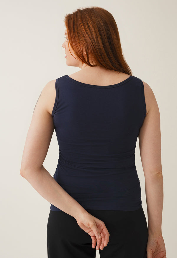 Still-Tanktop dunkelblau
