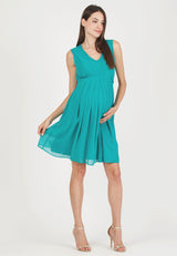 Umstands- und Stillkleid SABRINA grün